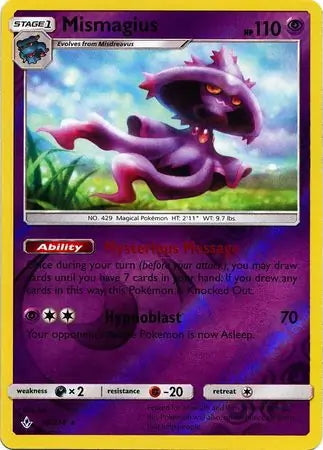 Unbroken Bonds Mismagius #78/214 reverse holo